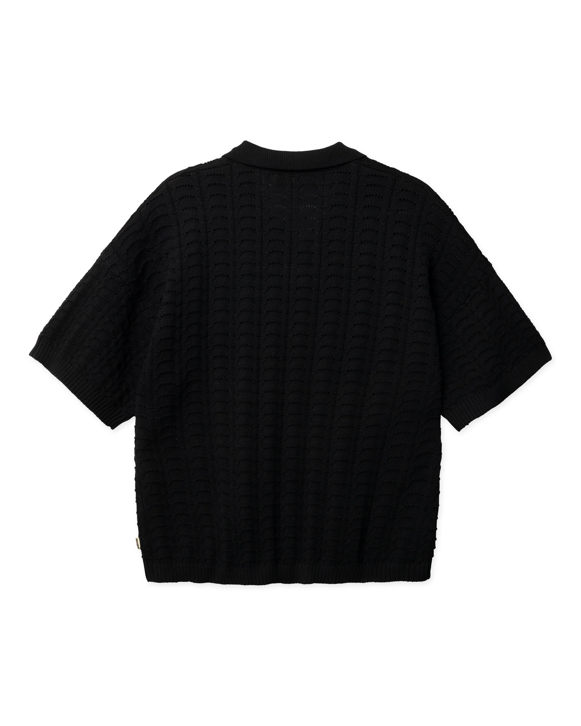 POLO LOOSE FIT IN MAGLIA NERO