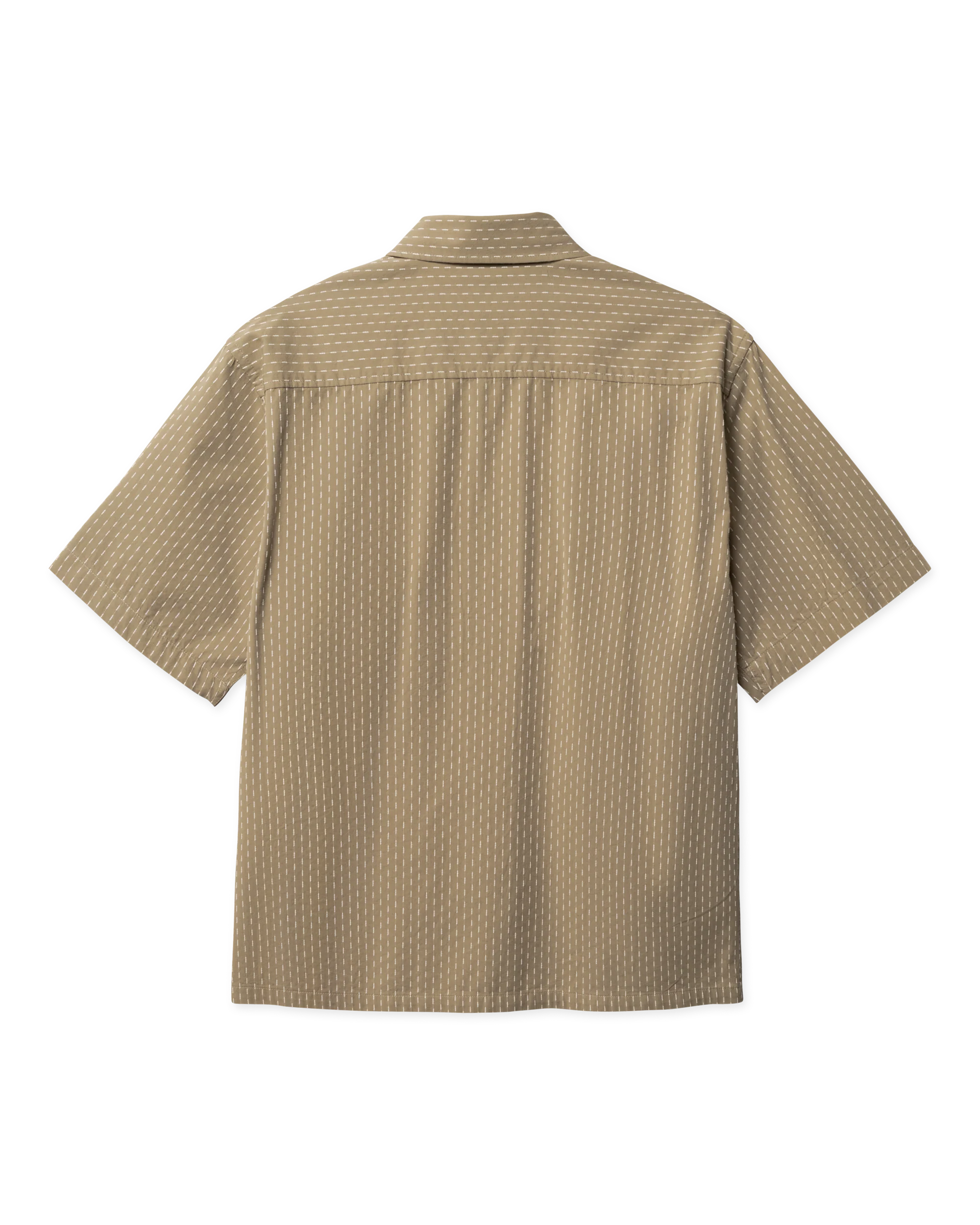 CAMICIA A MANICHE CORTE IN COTONE STONE
