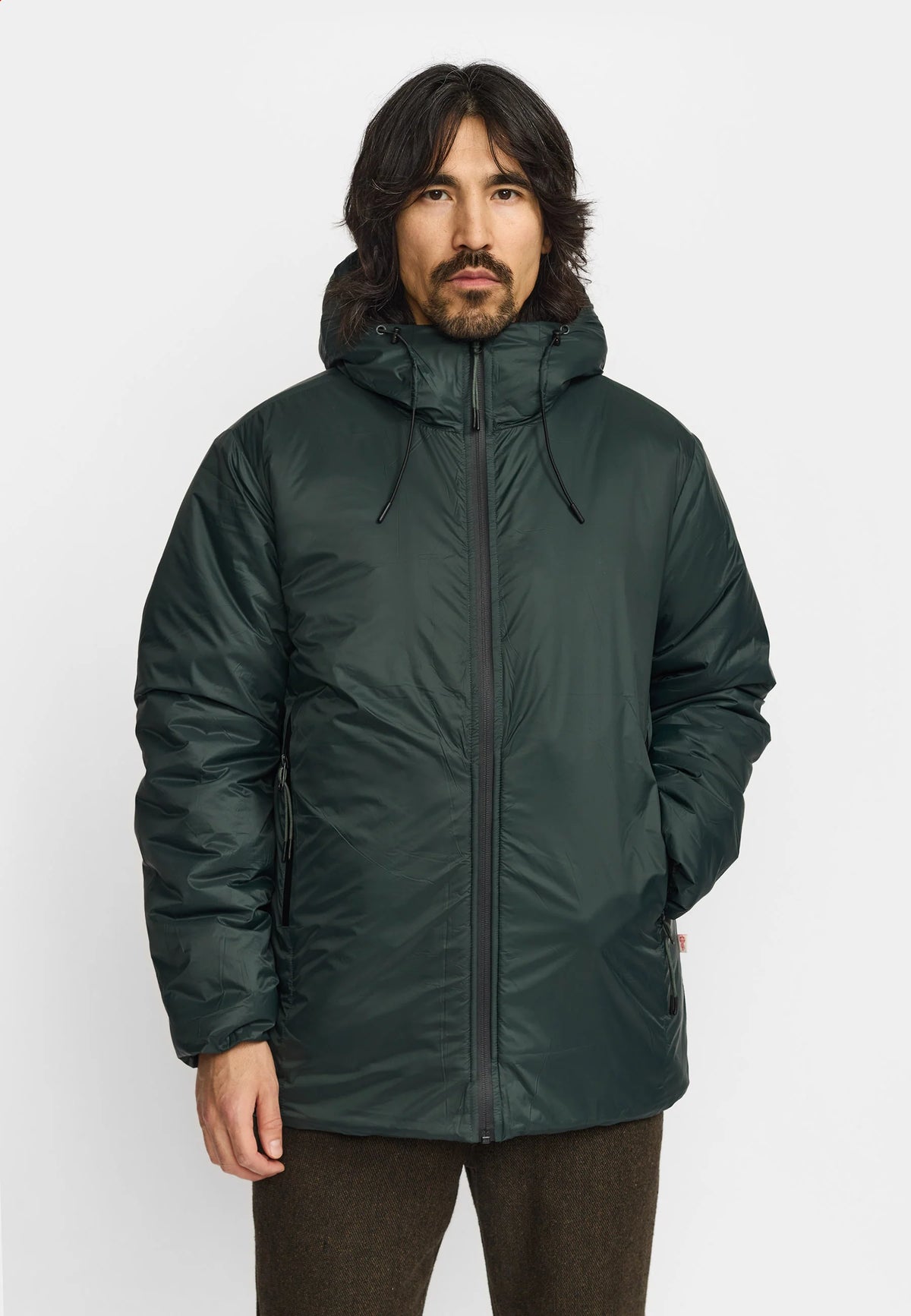 GIACCA INVERNALE LEGGERA VERDE SCURO