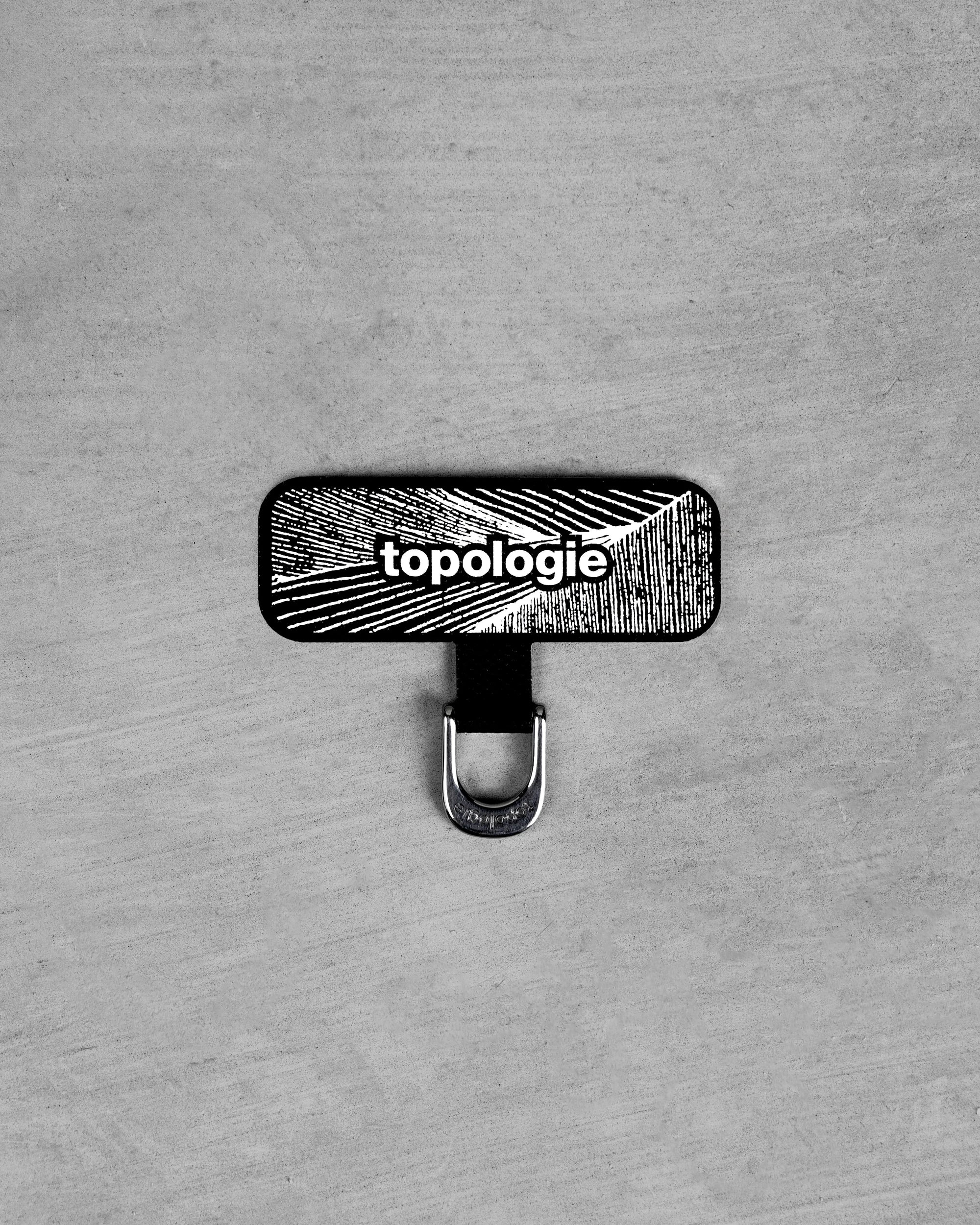 TOPOLOGIE - PHONE STRAP ADAPTER BLACK