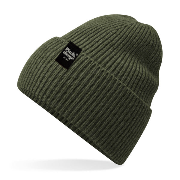 BERRETTO PITCH DROP COSTA INGLESE OVERSIZE VERDE MILITARE