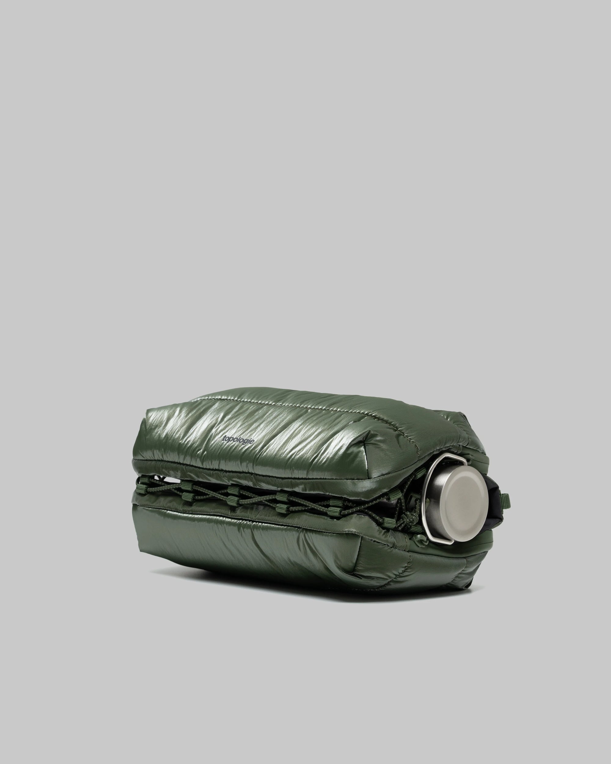 TOPOLOGIE - BOTTLE SACOCHE LARGE DEEP FOREST METALLIC HIGH LUSTRE