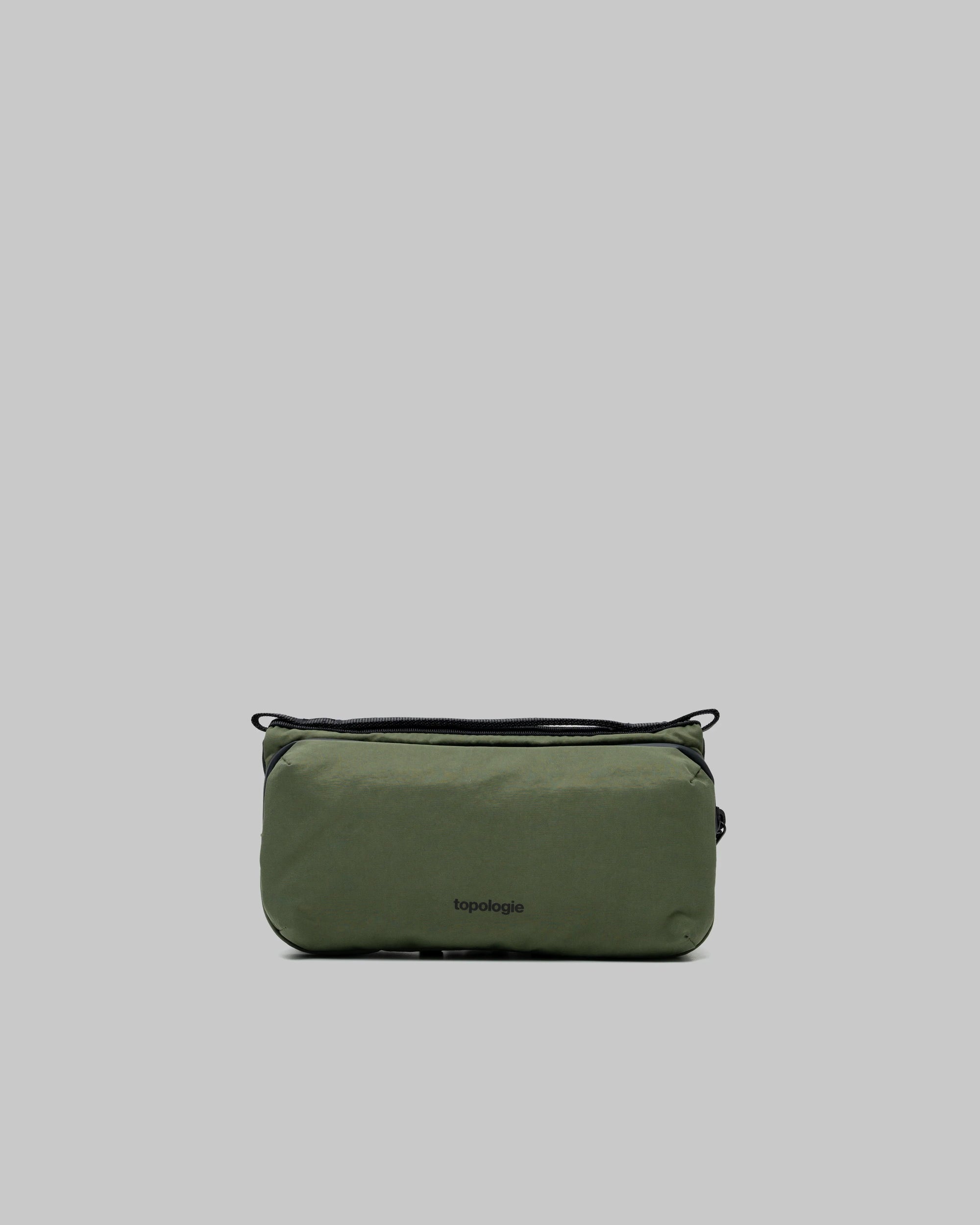 TOPOLOGIE - BOTTLE SACOCHE MEDIUM DEEP FOREST WASHED NYLON