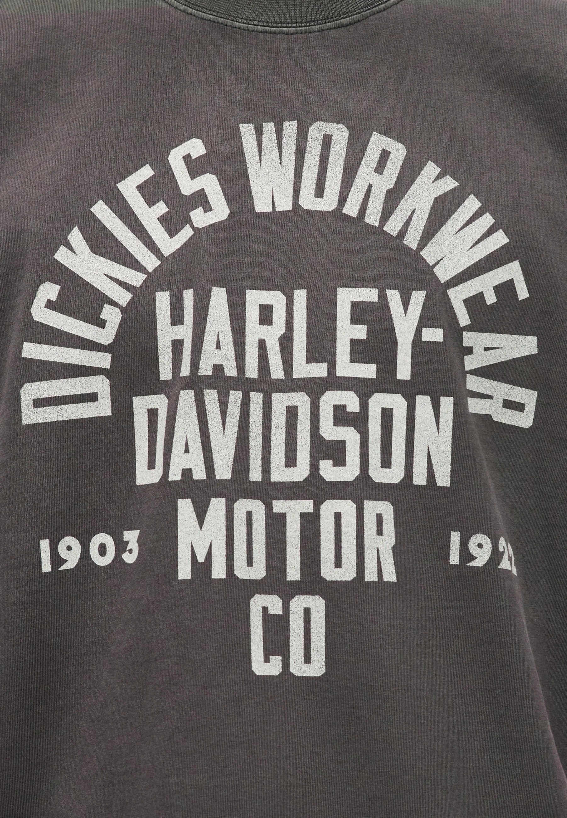 T-SHIRT DICKIES X HARLEY DAVIDSON IN COTONE NERO