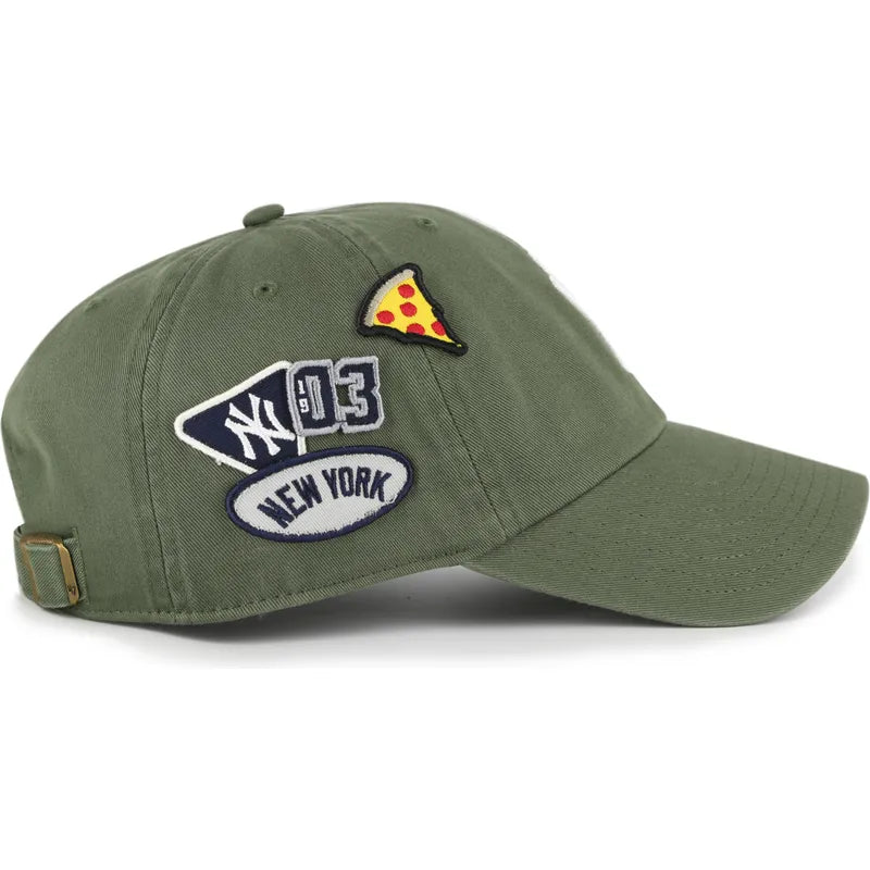 CAPPELLINO NEW YORK YANKEES IN COTONE VERDE MUSCHIO