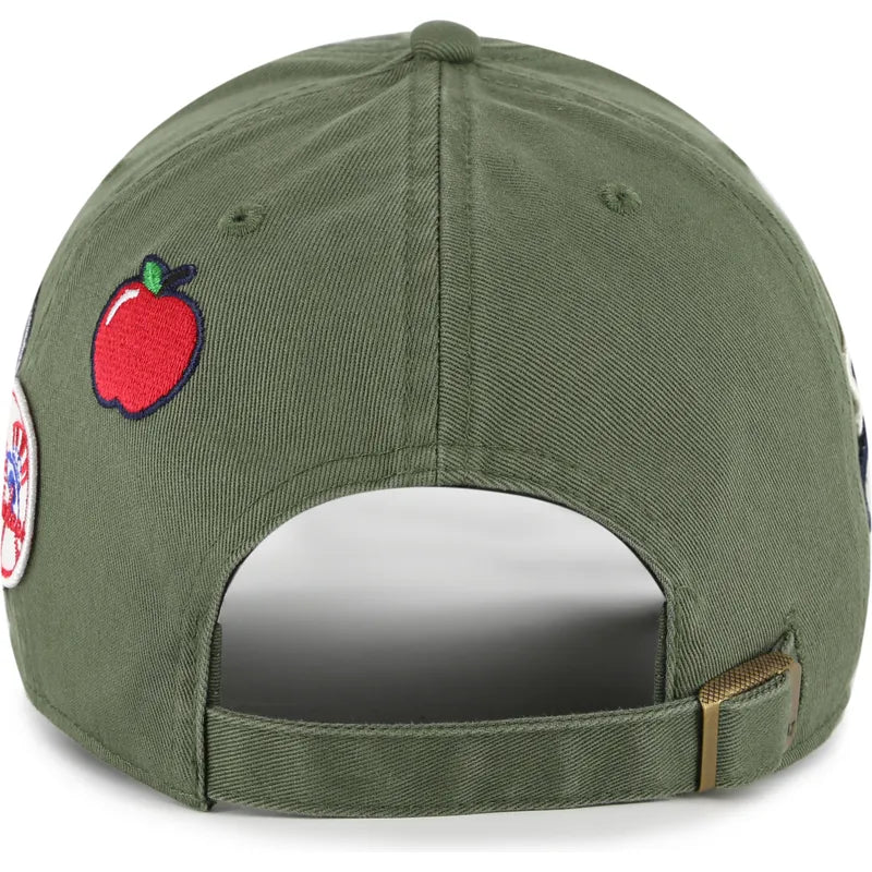 CAPPELLINO NEW YORK YANKEES IN COTONE VERDE MUSCHIO