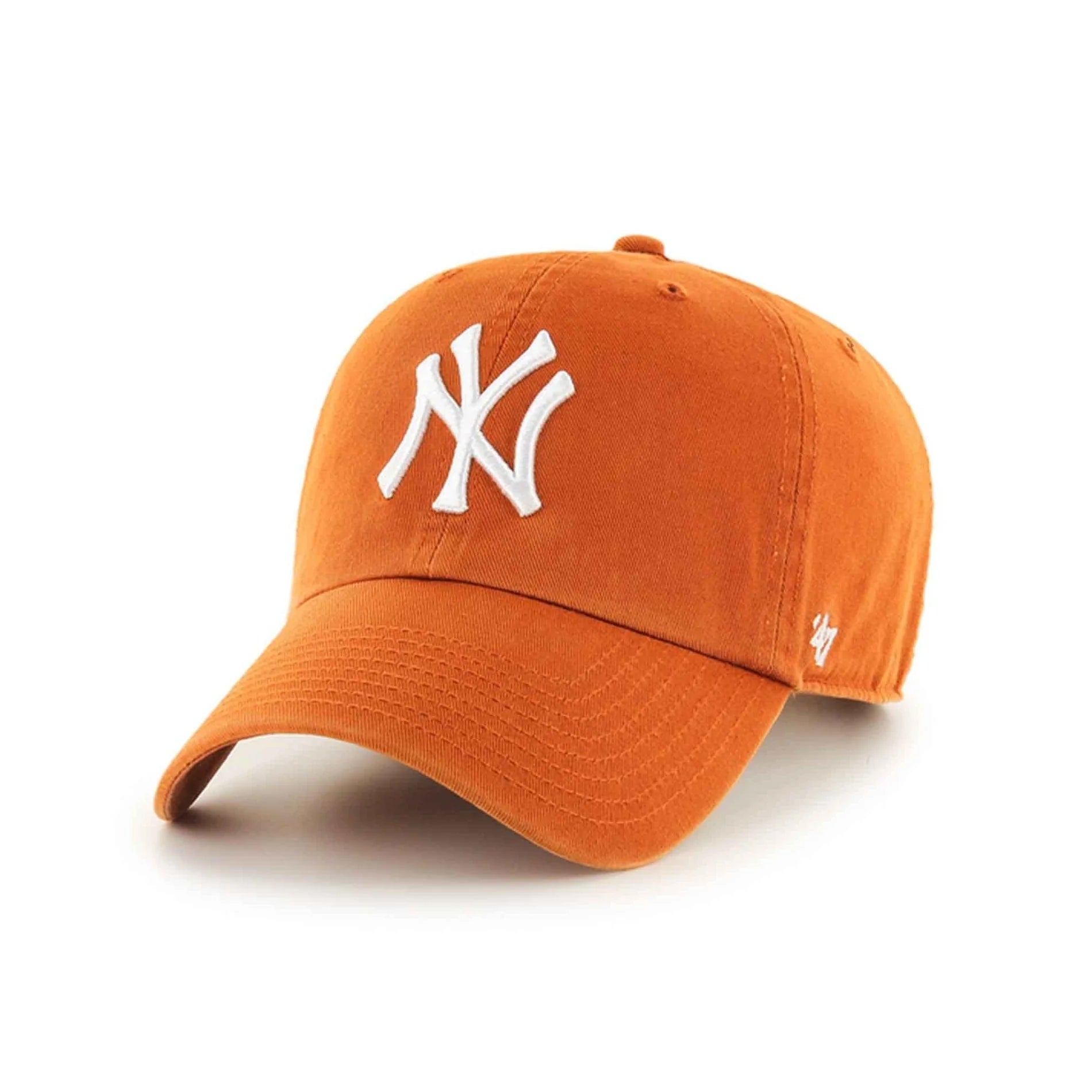 CAPPELLINO NY YANKEES IN COTONE ARANCIONE