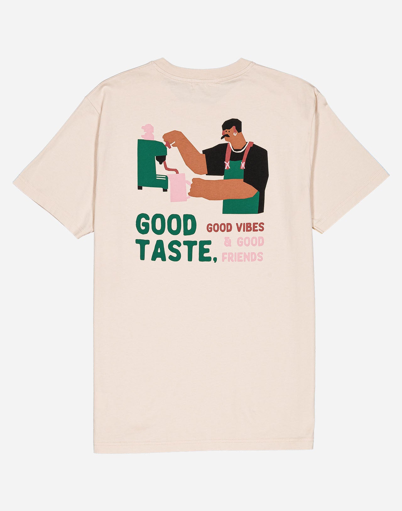 T-SHIRT LOCAL BREWERY IN COTONE CREMA