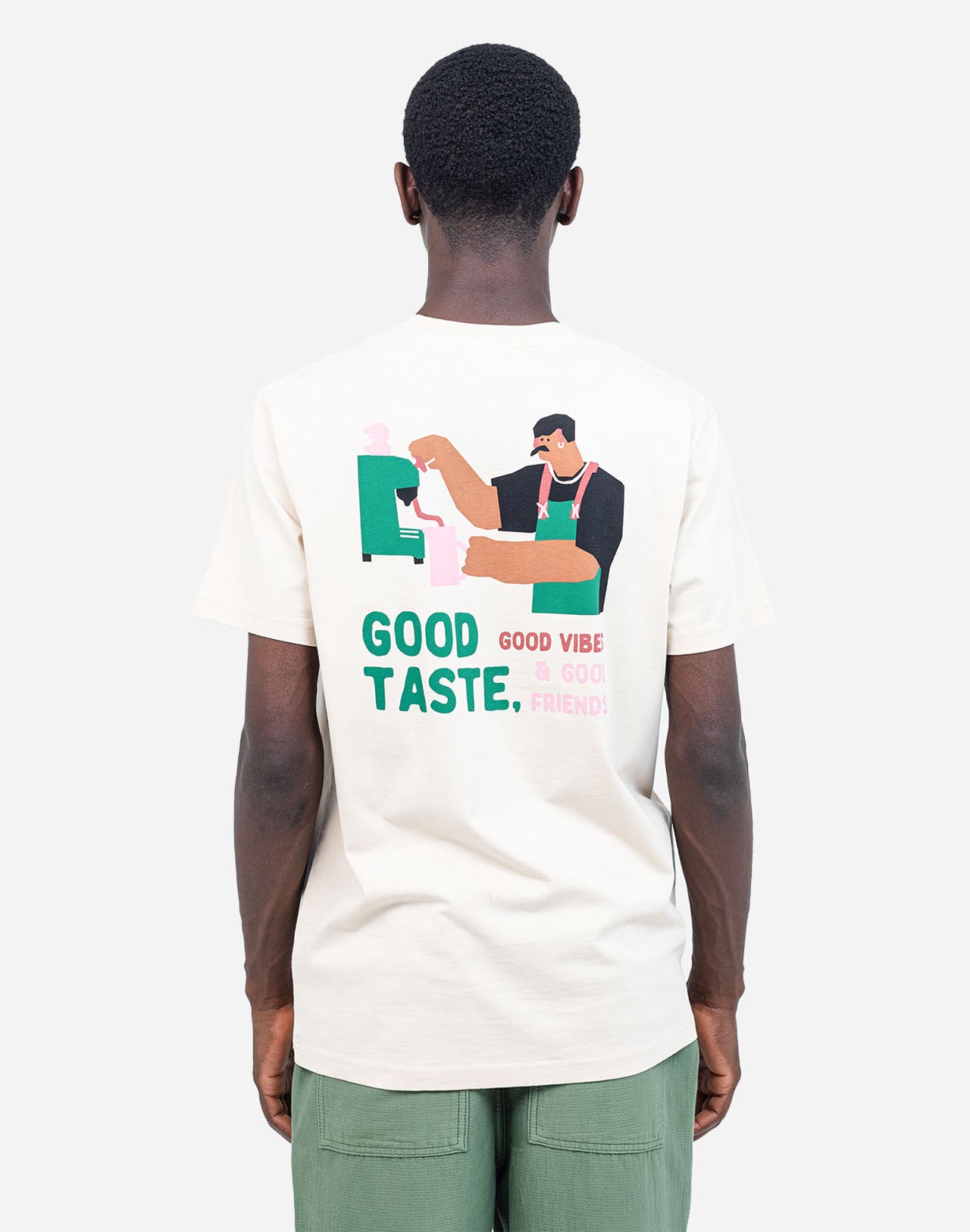 T-SHIRT LOCAL BREWERY IN COTONE CREMA
