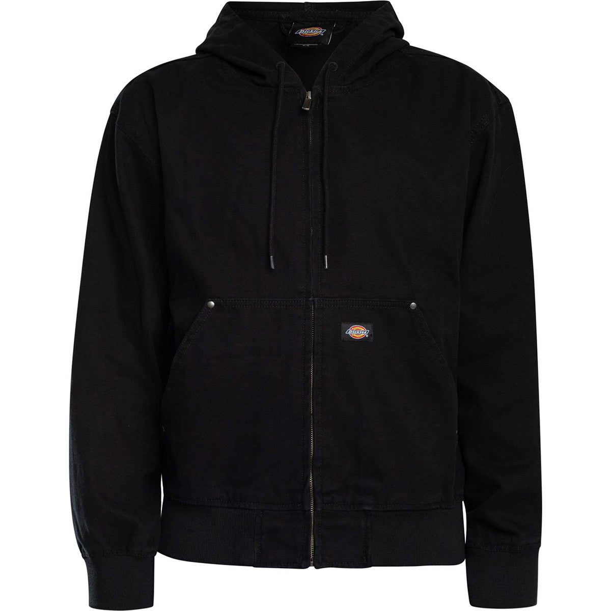 GIACCA BOMBER CON CAPPUCCIO IN COTONE NERO