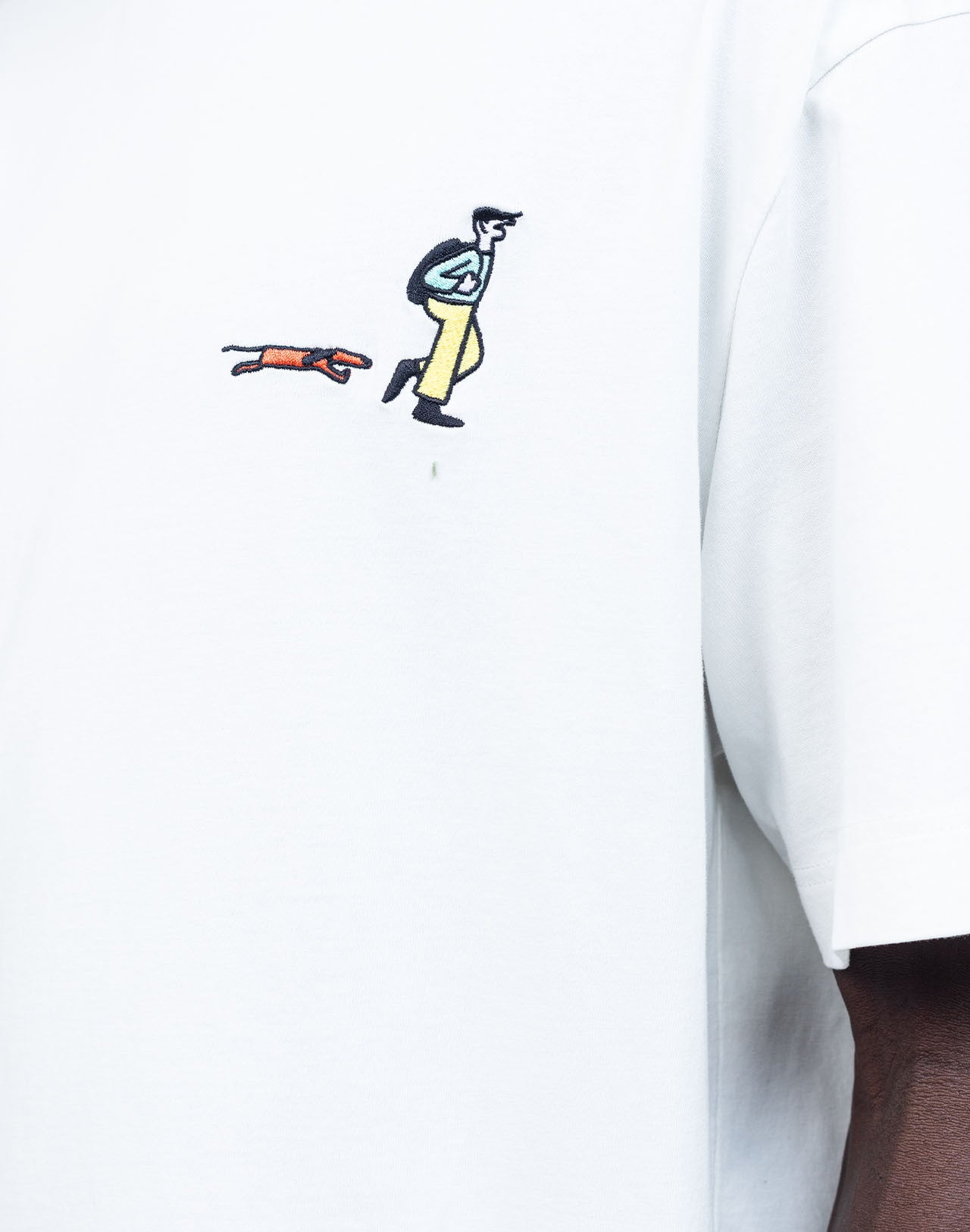 T-SHIRT NEIGHBOURHOOD IN COTONE ECRU