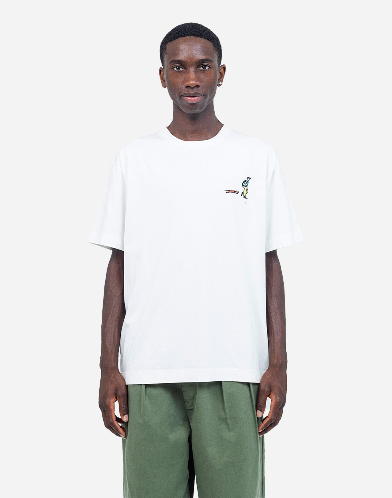 T-SHIRT NEIGHBOURHOOD IN COTONE ECRU