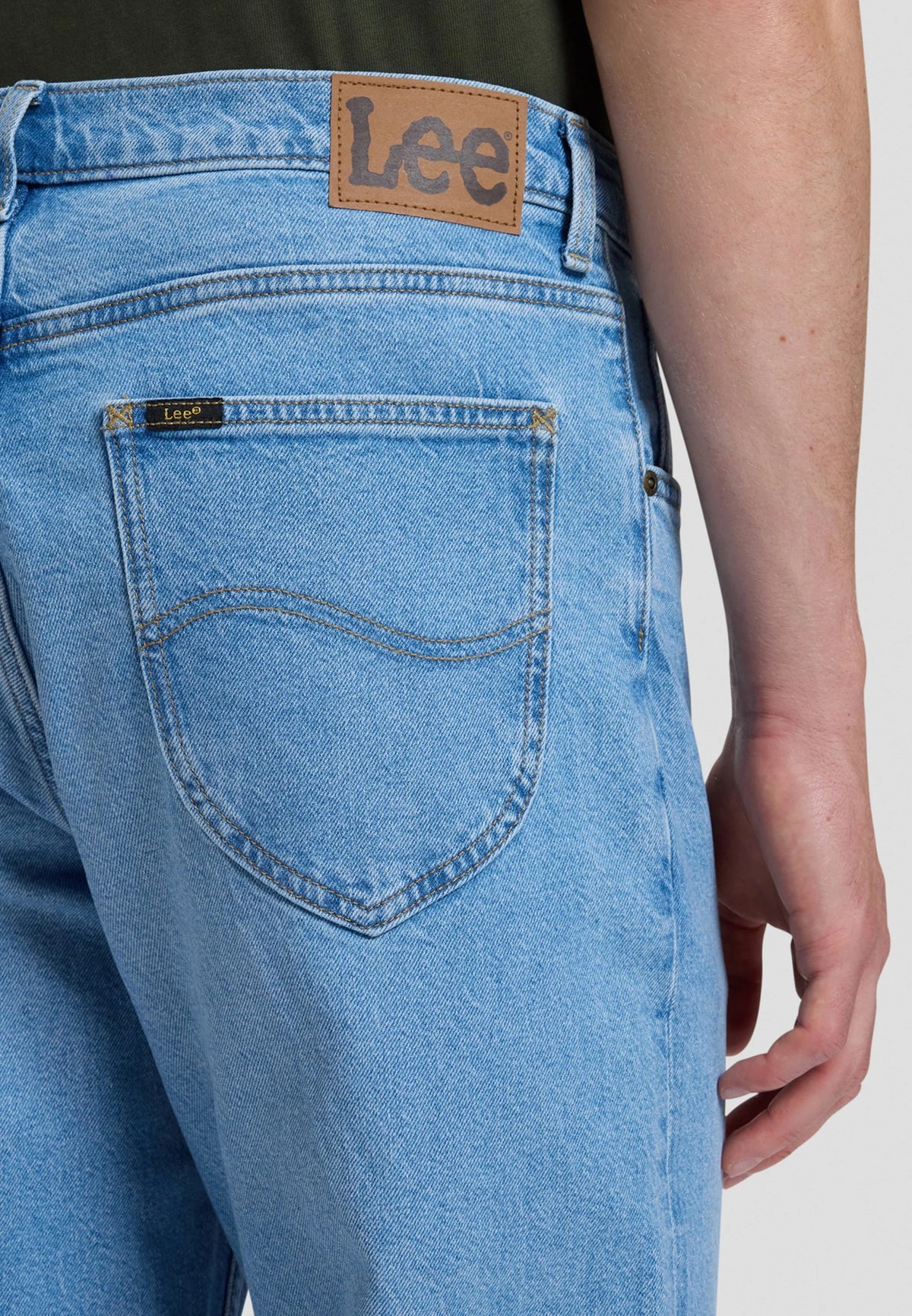 JEANS LOOSE STRAIGHT FIT IN COTONE SLEEPY BLU