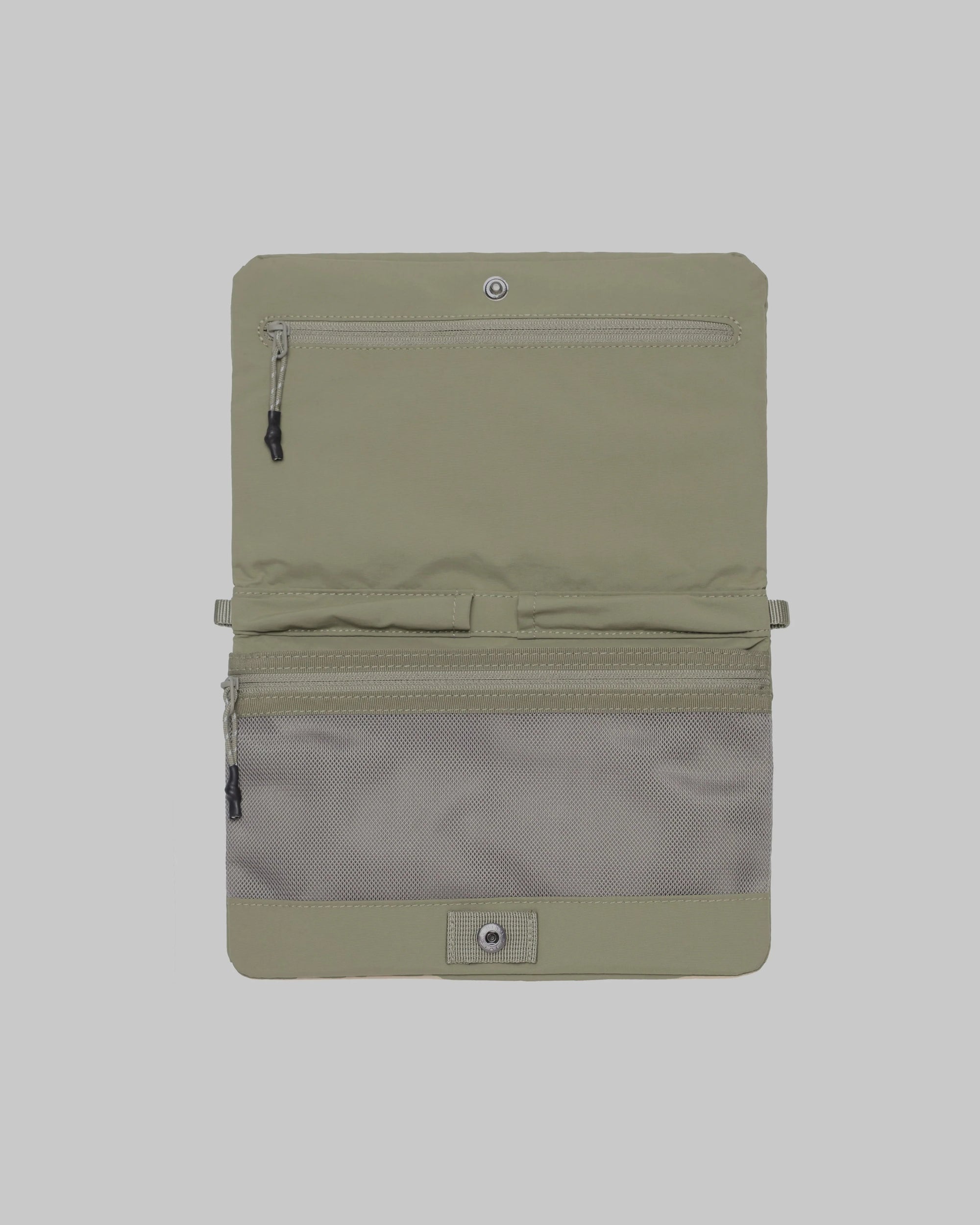 TOPOLOGIE - FLAT SACOCHE SMALL MOSS PAPERY