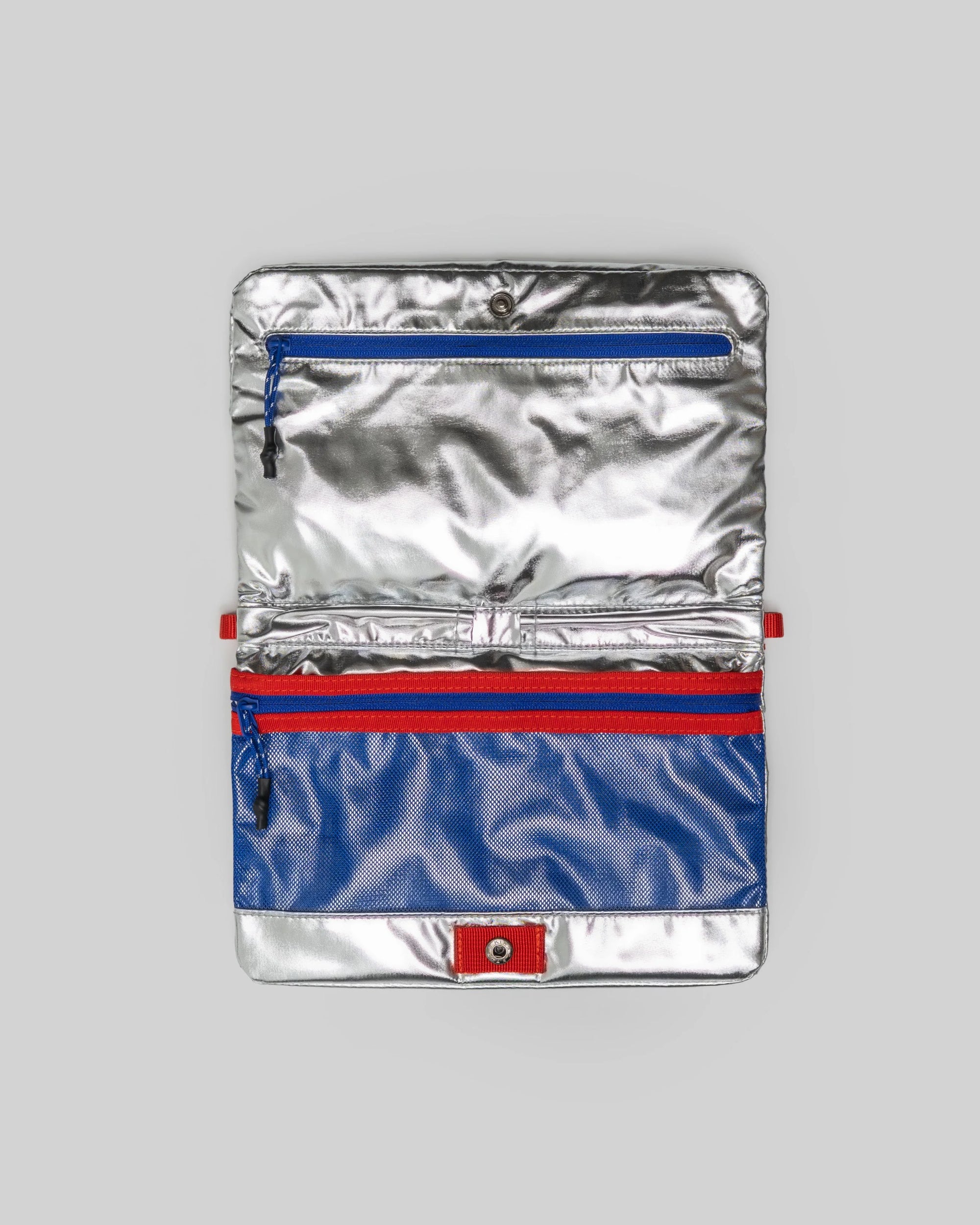 TOPOLOGIE - FLAT SACOCHE SMALL SATELLITE METALLIC