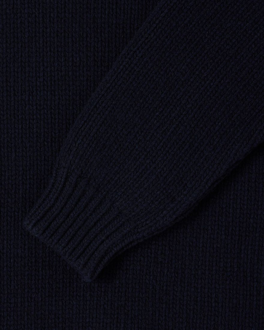 MAGLIONE PREMIUM NAVY IN LANA