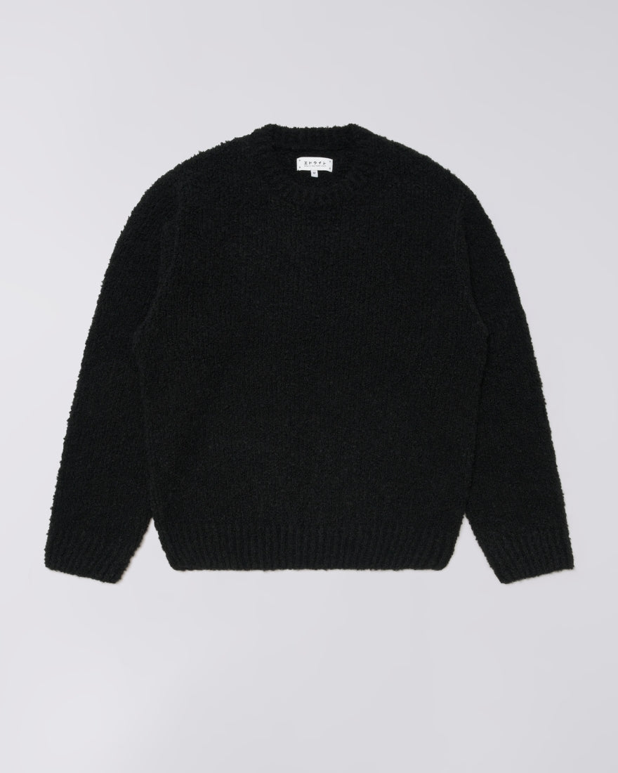 MAGLIONE BOXY FIT IN JERSEY NERO