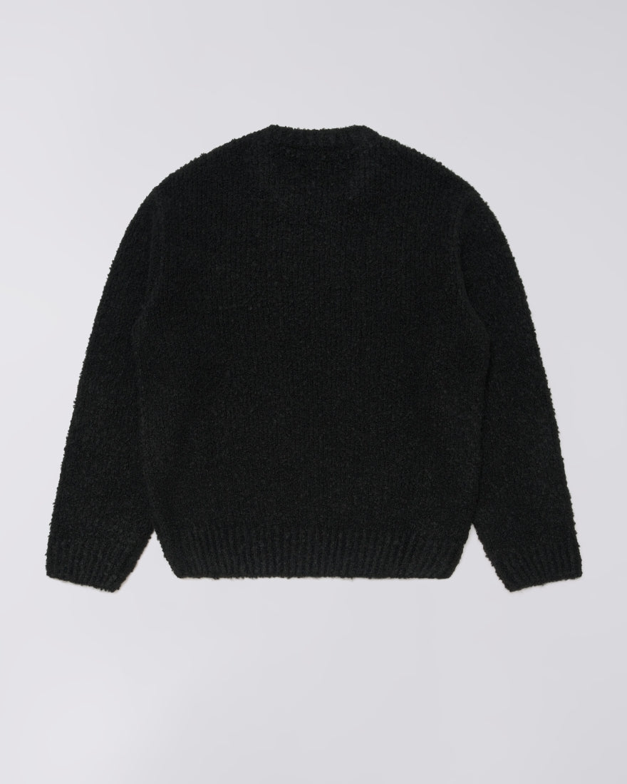 MAGLIONE BOXY FIT IN JERSEY NERO