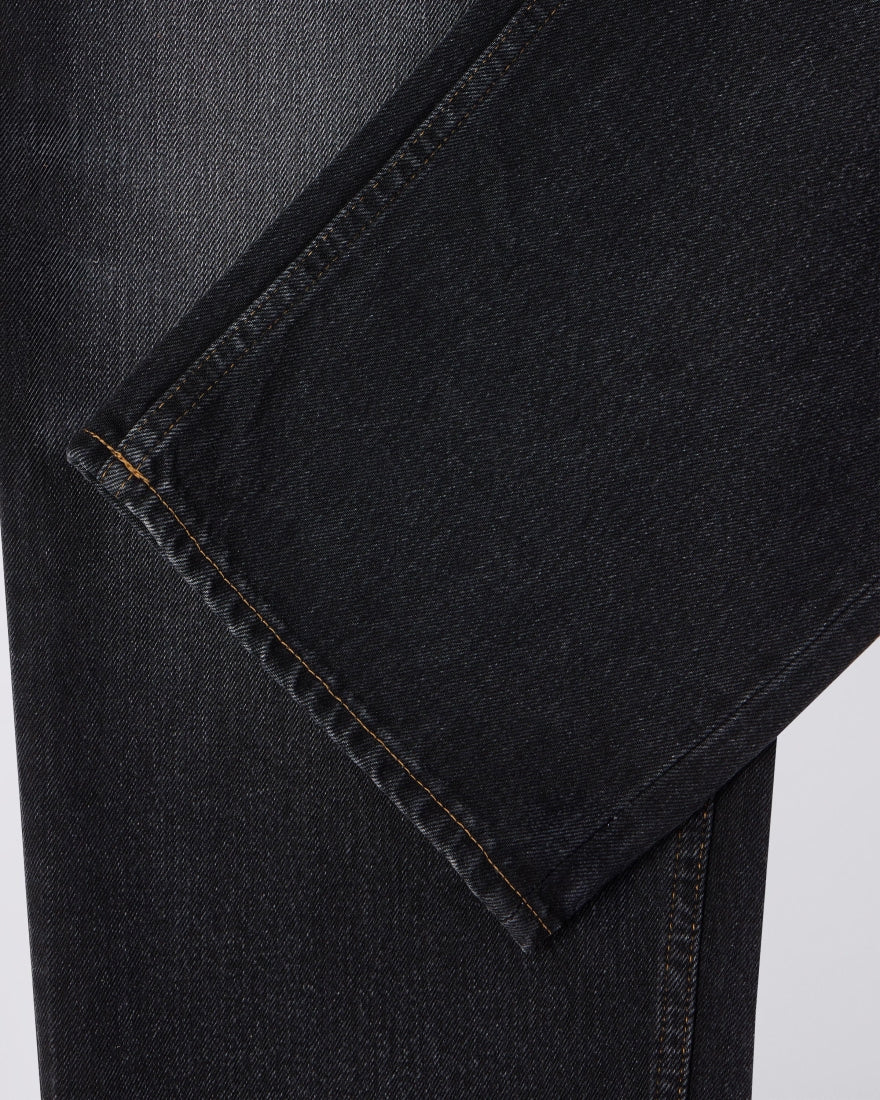 DENIM FIT MORBIDO IN COTONE NERO