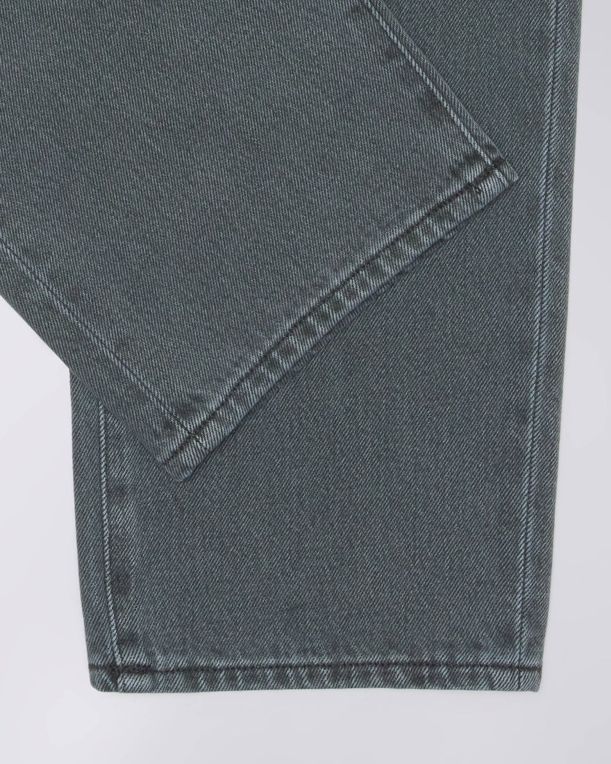 JEANS RELAXED FIT IN COTONE GRIGIO SCURO