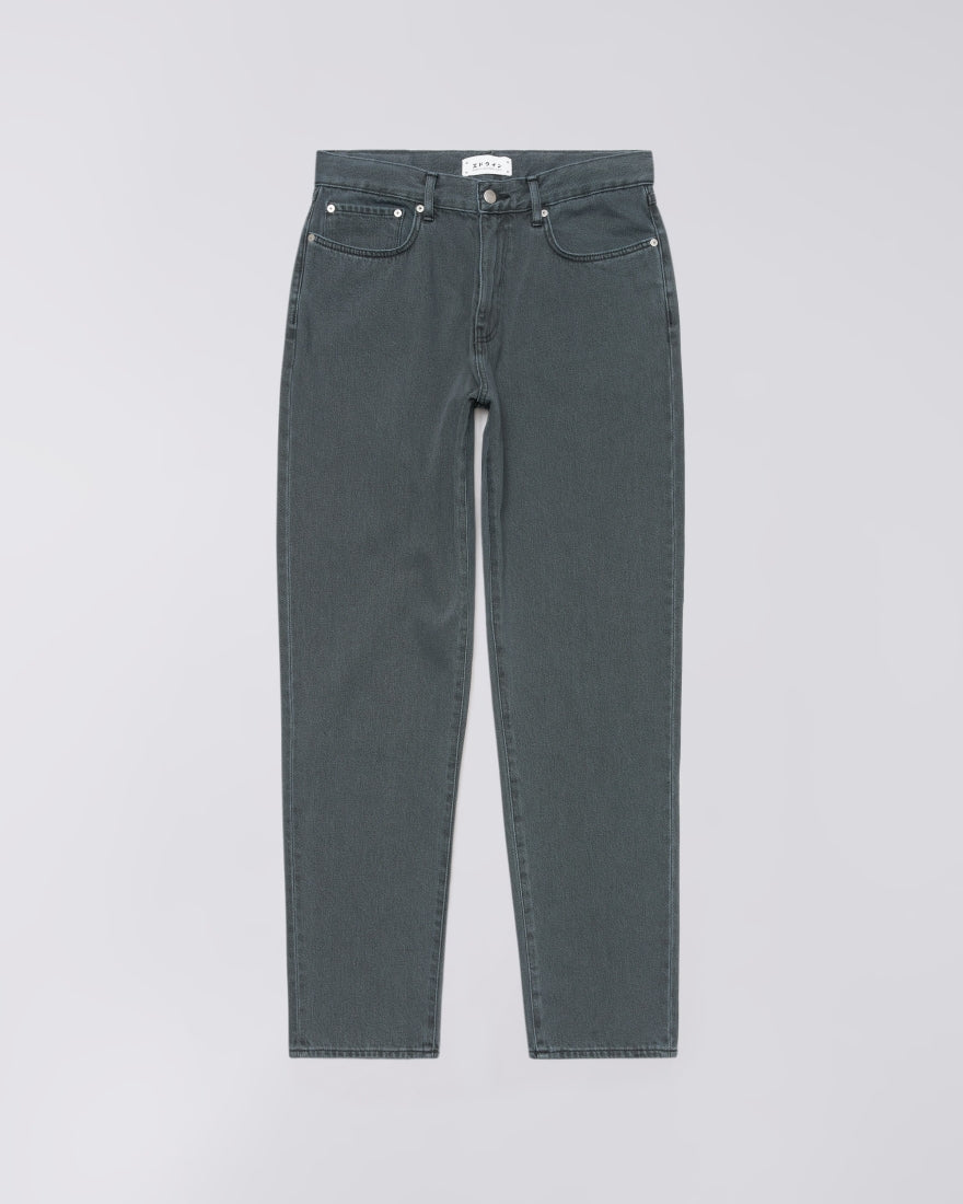 JEANS RELAXED FIT IN COTONE GRIGIO SCURO