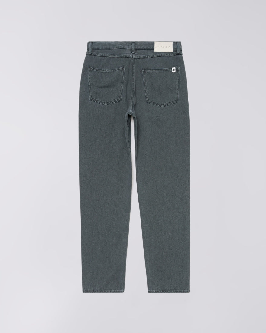 JEANS RELAXED FIT IN COTONE GRIGIO SCURO