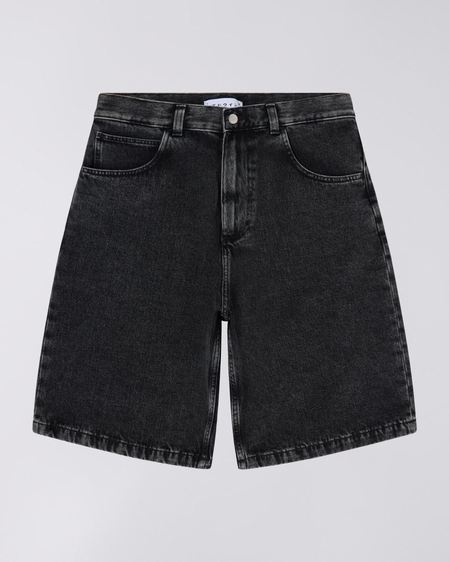 WORKER SHORT LOOSE FIT IN COTONE NERO