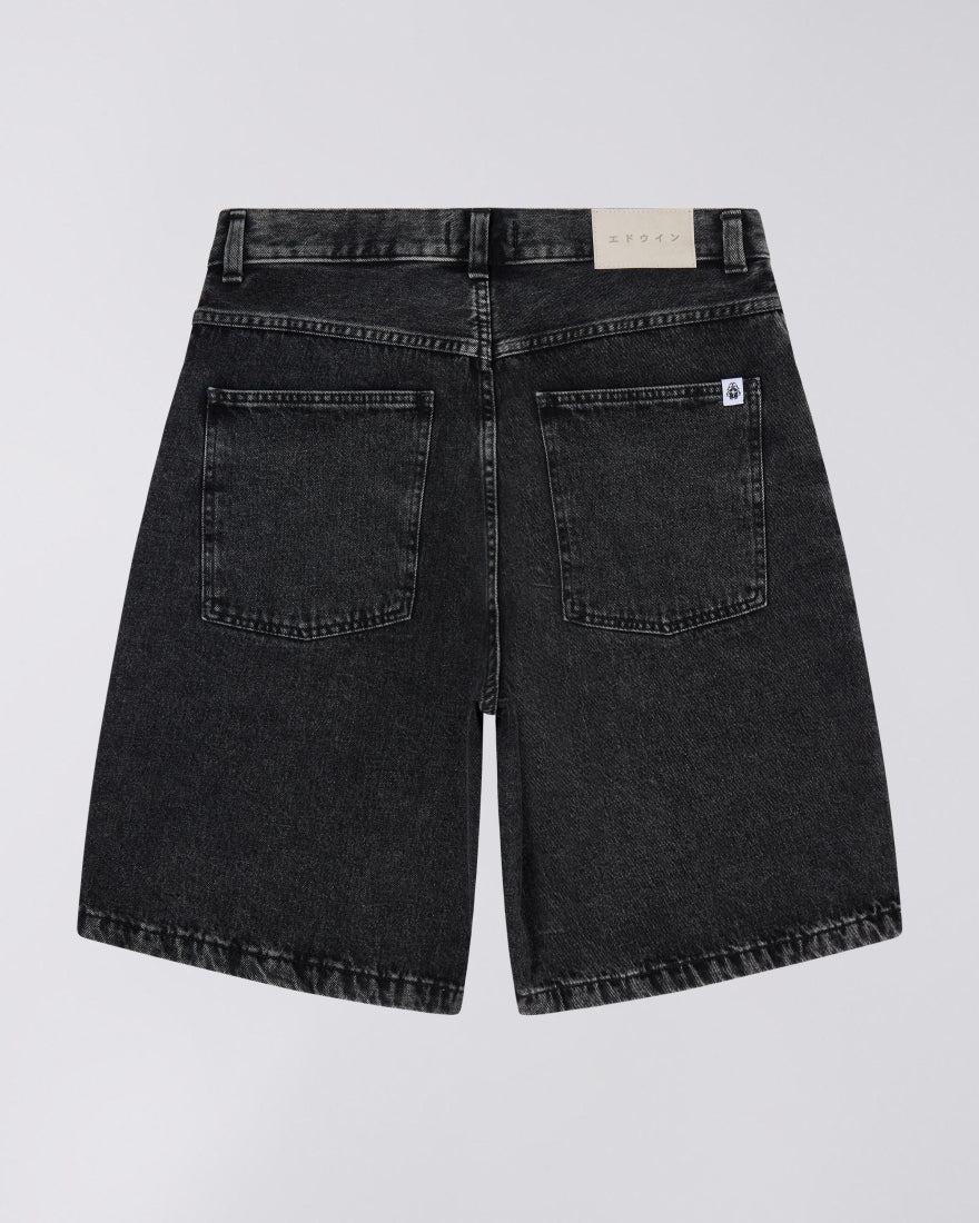 WORKER SHORT LOOSE FIT IN COTONE NERO