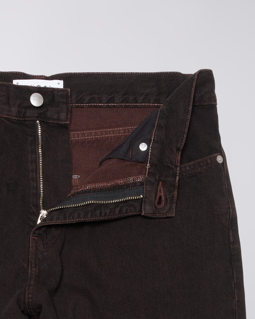 DENIM FIT AFFUSOLATO IN COTONE COFFEE BEAN OVERDYED