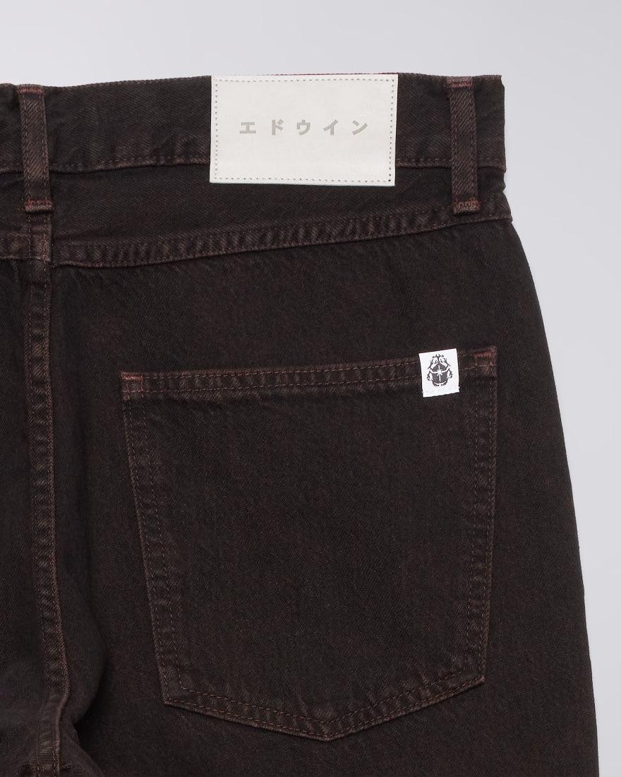 DENIM FIT AFFUSOLATO IN COTONE COFFEE BEAN OVERDYED