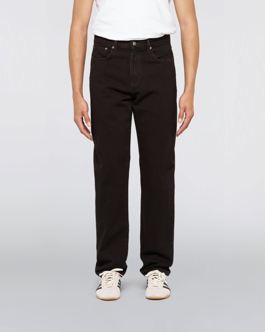 DENIM FIT AFFUSOLATO IN COTONE COFFEE BEAN OVERDYED