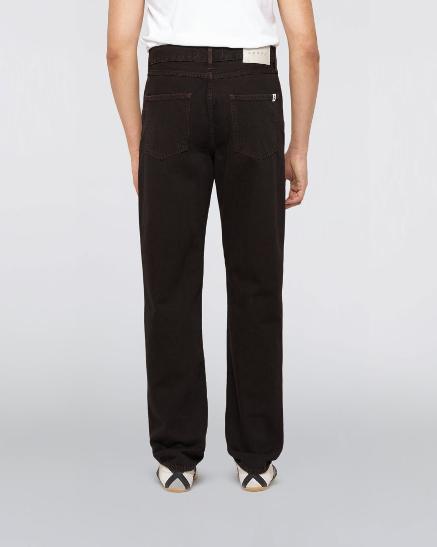 DENIM FIT AFFUSOLATO IN COTONE COFFEE BEAN OVERDYED