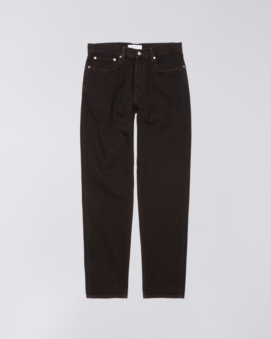 DENIM FIT AFFUSOLATO IN COTONE COFFEE BEAN OVERDYED