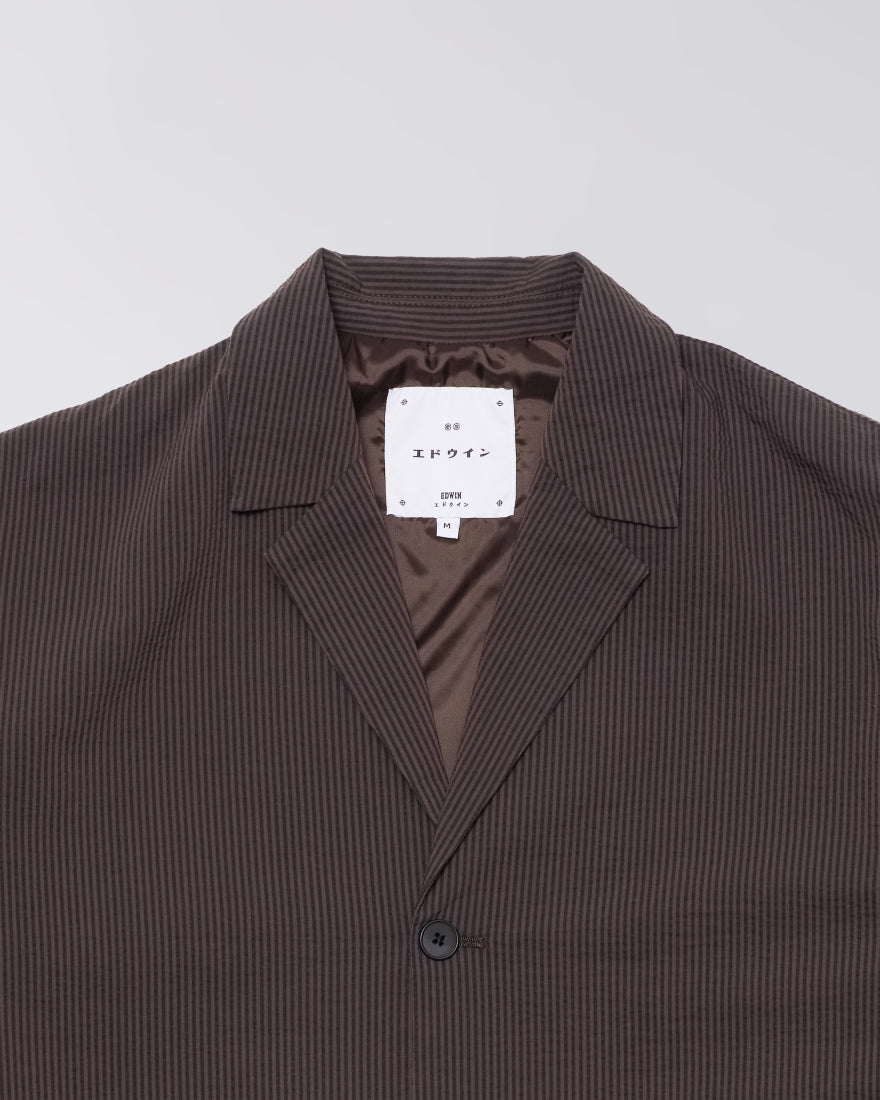 BLAZER EDISON IN CHICCO DI CAFFÈ E NERO