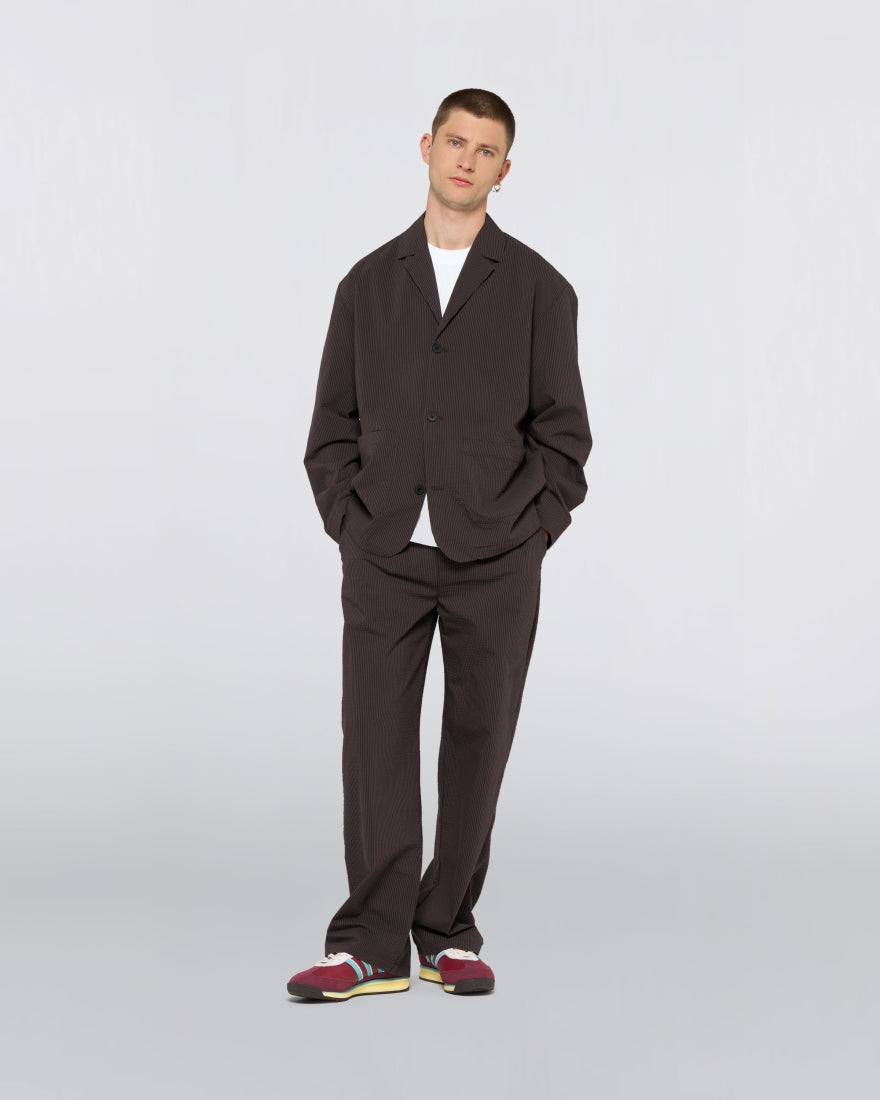 BLAZER EDISON IN CHICCO DI CAFFÈ E NERO