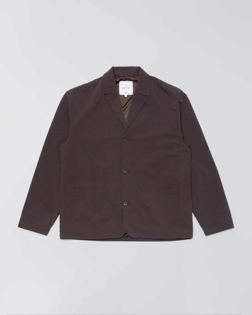 BLAZER EDISON IN CHICCO DI CAFFÈ E NERO