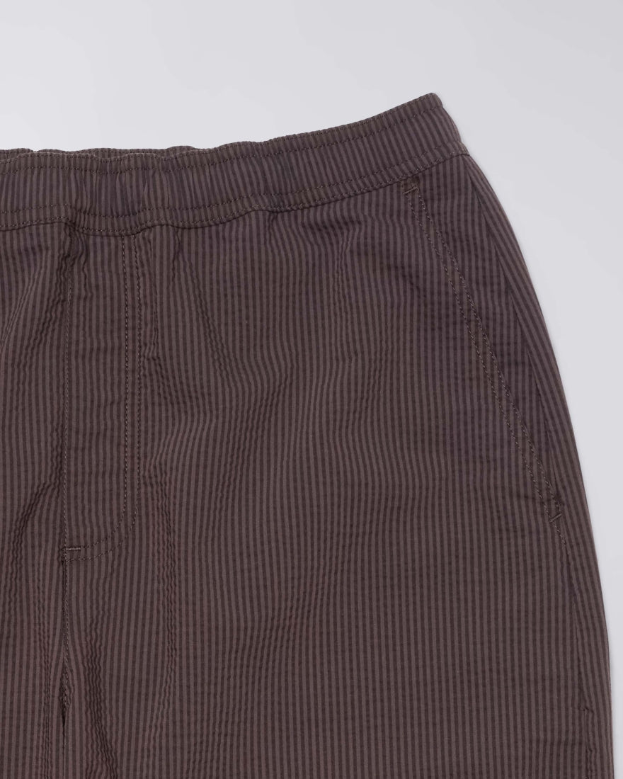 PANTALONI EDISON IN CHICCO DI CAFFÈ E NERO
