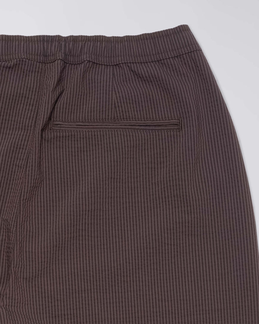 PANTALONI EDISON IN CHICCO DI CAFFÈ E NERO