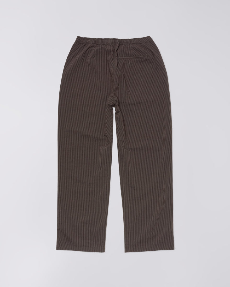 PANTALONI EDISON IN CHICCO DI CAFFÈ E NERO