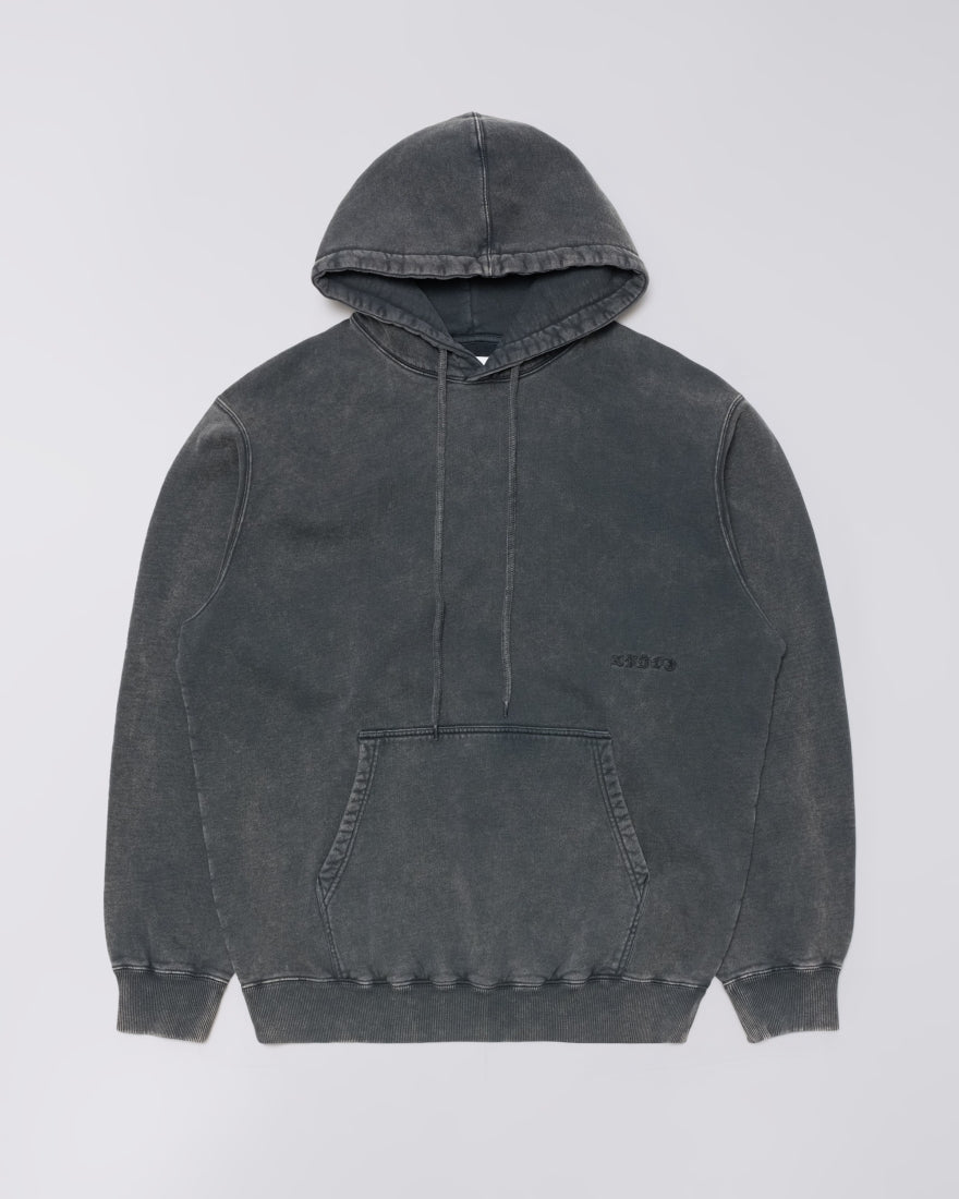 FELPA CON CAPPUCCIO IN COTONE GRIGIO