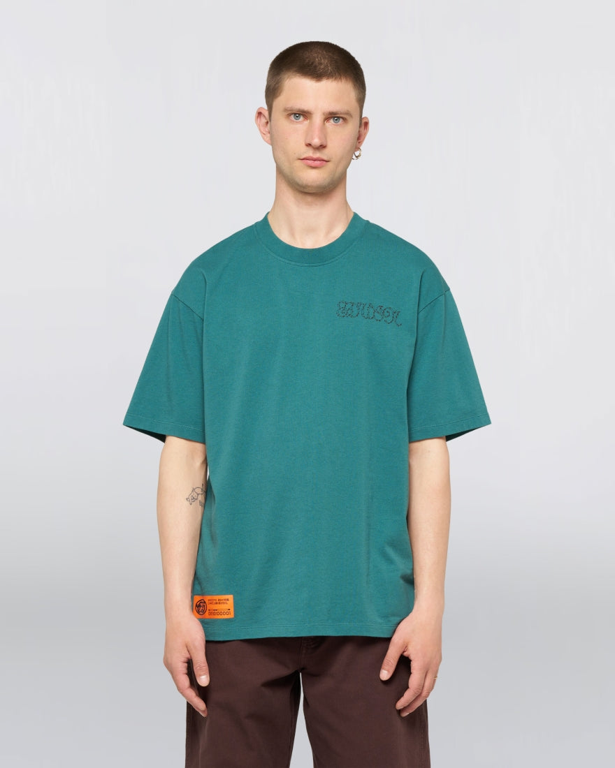 T-SHIRT SPIRAL SIGHS IN COTONE MEDITERRANEA
