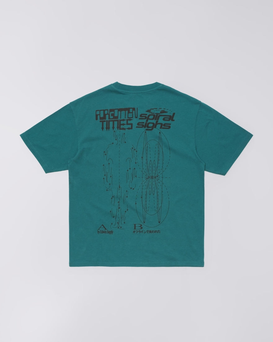 T-SHIRT SPIRAL SIGHS IN COTONE MEDITERRANEA