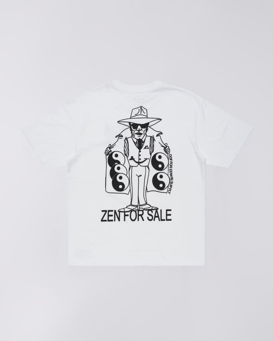 T-SHIRT ZEN FOR SALE IN COTONE BIANCA