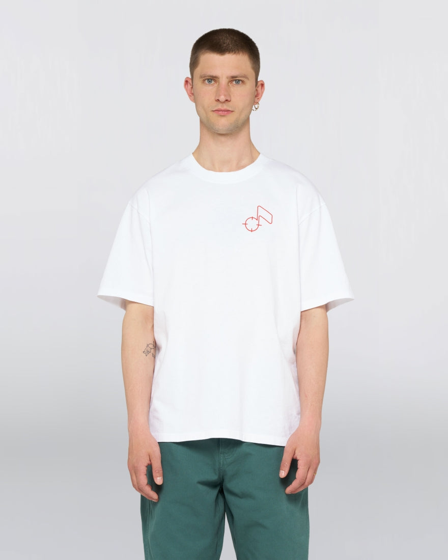 T-SHIRT CHARMER IN COTONE BIANCA
