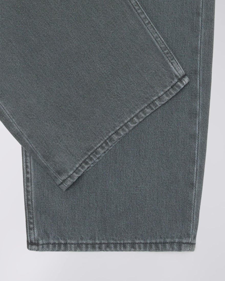 JEANS LOOSE FIT IN COTONE GRIGIO SCURO
