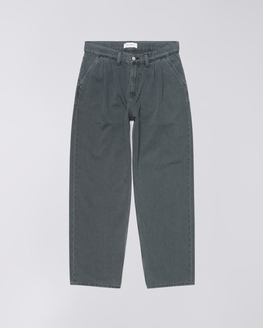 JEANS LOOSE FIT IN COTONE GRIGIO SCURO