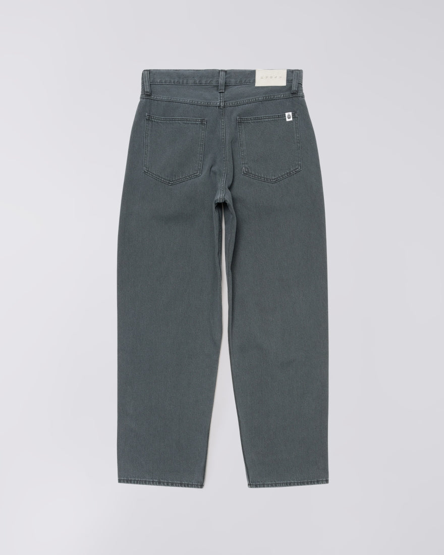 JEANS LOOSE FIT IN COTONE GRIGIO SCURO