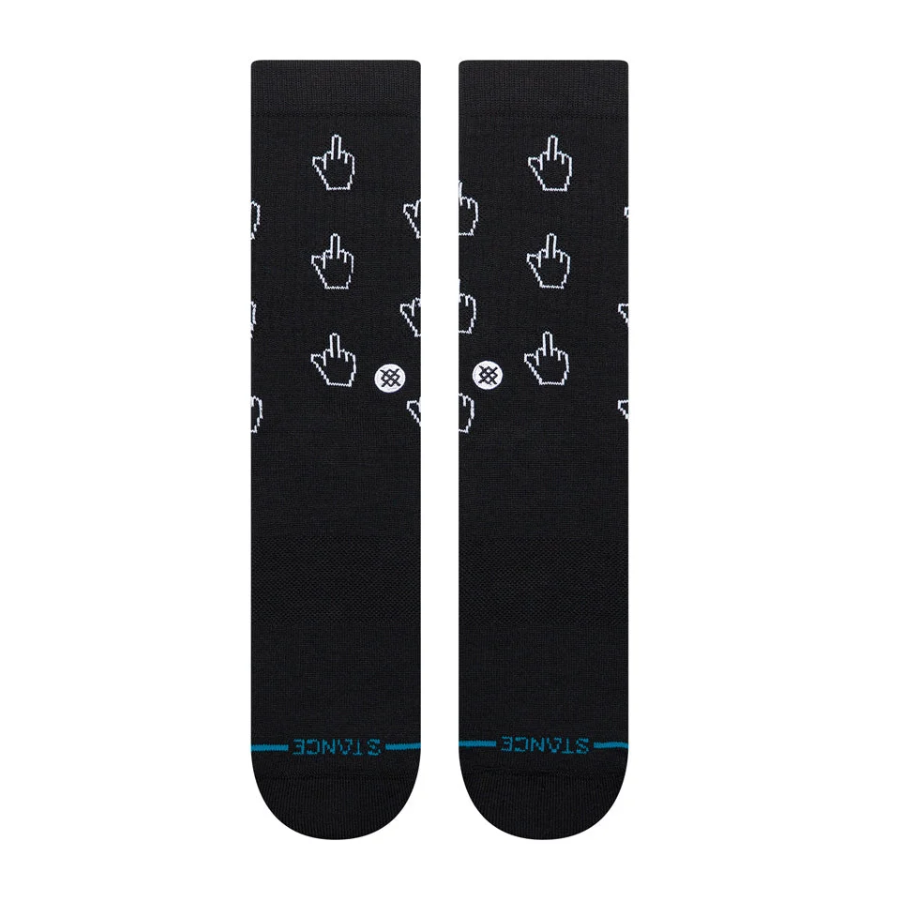 CALZINI CURSOR IN COTONE NERO