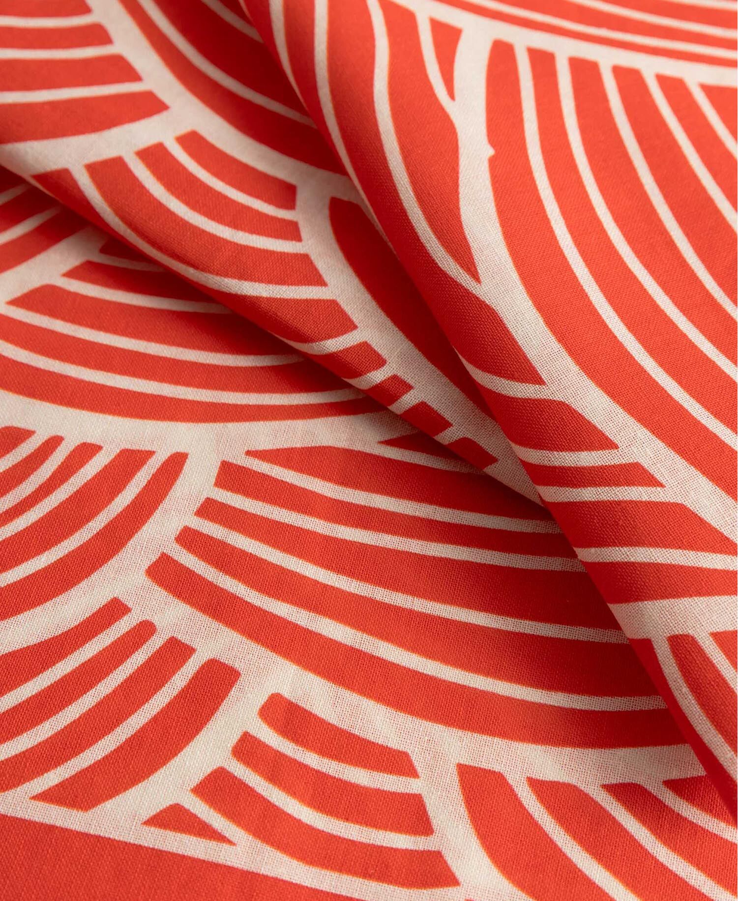 SCIARPA NOODLE IN COTONE ROSSO