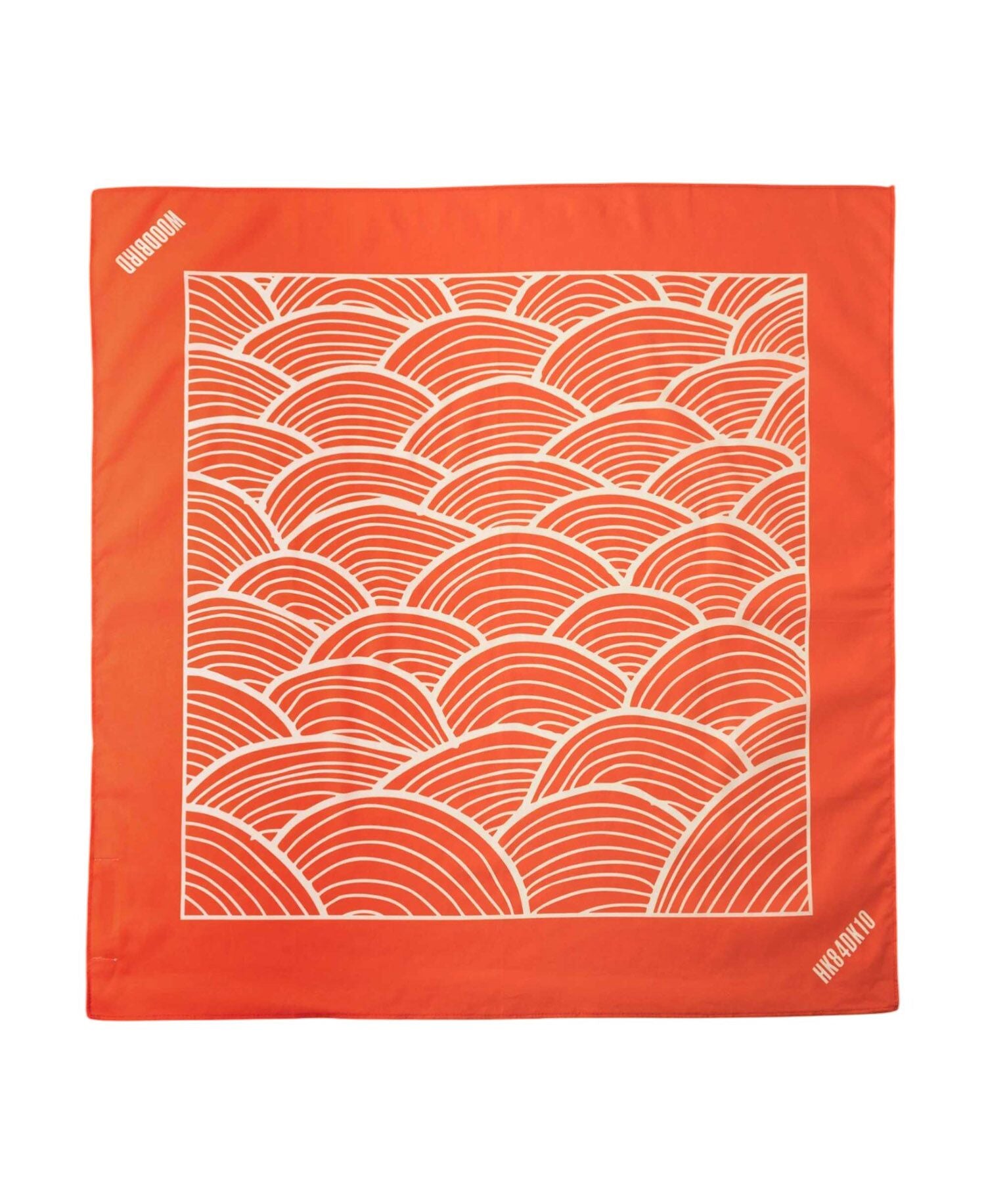 SCIARPA NOODLE IN COTONE ROSSO